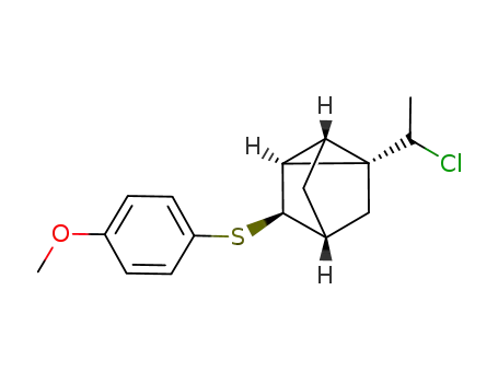 (1S,2S,3R,4R,6R)-1-(1-Chloro-ethyl)-3-(4-methoxy-phenylsulfanyl)-tricyclo[2.2.1.02,6]heptane