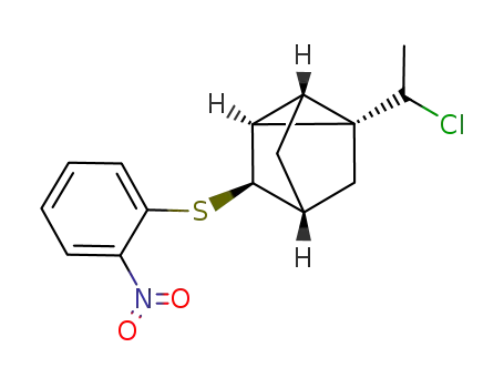 (1S,2S,3R,4R,6R)-1-(1-Chloro-ethyl)-3-(2-nitro-phenylsulfanyl)-tricyclo[2.2.1.02,6]heptane