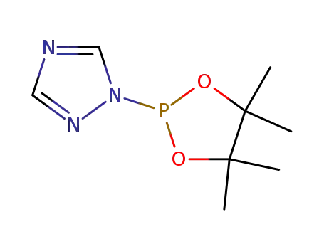 2-(1H-1,2,4-triazol-1-yl)-4,4,5,5-tetramethyl-1,3,2-dioxaphospholane