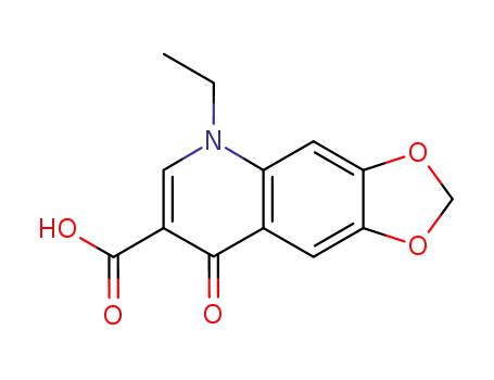 Molecular Structure of 14698-29-4 (Oxolinic acid)