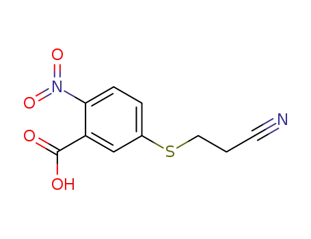 5-(2-Cyano-ethylsulfanyl)-2-nitro-benzoic acid