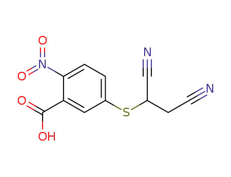 5-(1,2-Dicyano-ethylsulfanyl)-2-nitro-benzoic acid
