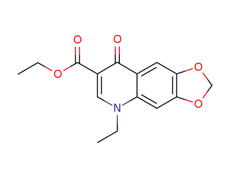 ethyl 5-ethyl-5,8-dihydro-8-oxo-1,3-dioxolo<4,5-g>quinoline-7-carboxylate