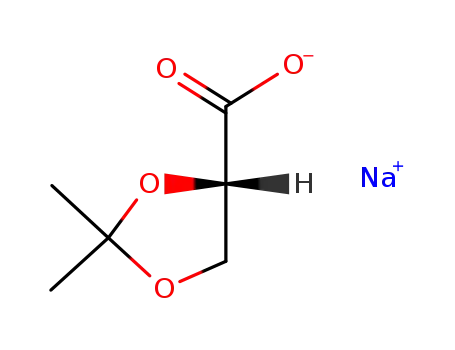 (S)-sodium 2,2-dimethyl-1,3-dioxolane-4-carboxylate