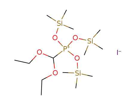 (diethoxymethyl)tris(trimethylsiloxy)phosphonium iodide