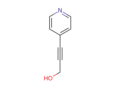 Molecular Structure of 93524-95-9 (2-Propyn-1-ol, 3-(4-pyridinyl)- (9CI))