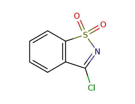 Molecular Structure of 567-19-1 (7-chloro-9$l^{6}-thia-8-azabicyclo[4.3.0]nona-1,3,5,7-tetraene 9,9-dio xide)