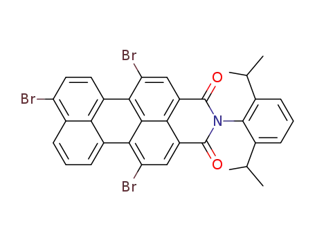 5,8,12-tribromo-2-(2,6-diisopropylphenyl)-1H-benzo[5,10]anthra[2,1,9-def]isoquinoline-1,3(2H)-dione
