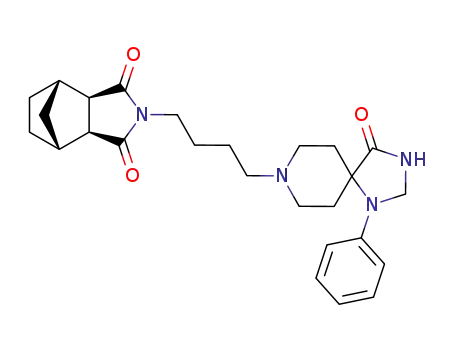 (1S,2R,6S,7R)-4-[4-(4-Oxo-1-phenyl-1,3,8-triaza-spiro[4.5]dec-8-yl)-butyl]-4-aza-tricyclo[5.2.1.02,6]decane-3,5-dione