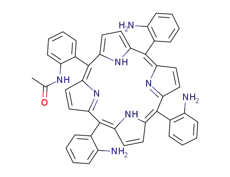 α-5,10,15-tris(2-aminophenyl)-α-20-[2-(acetylamido)phenyl]-porphyrin