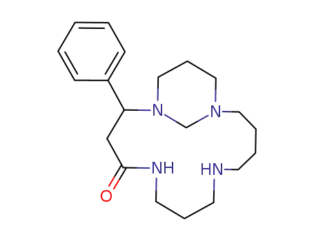 (+/-)-2-phenyl-1,5,9,14-tetraazabicyclo[12.3.1]octadecan-4-one