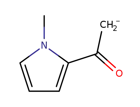 2-acetyl-1-methylpyrrole enolate ion
