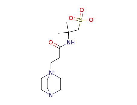 2-[3-(1-Azonia-4-azabicyclo[2.2.2]oct-1-yl)propionamido]-2-methylpropanesulfonate