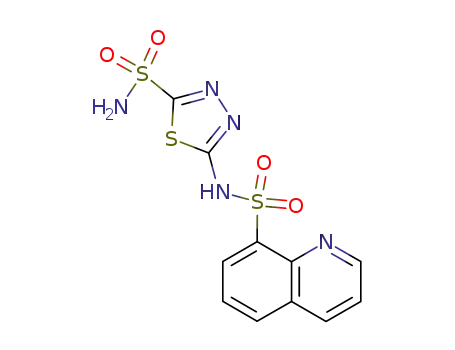 quinoline-8-sulfonic acid (5-sulfamoyl-[1,3,4]thiadiazol-2-yl)-amide