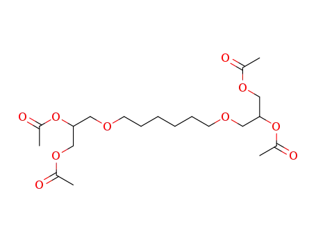 acetic acid 2-acetoxy-1-[6-(2,3-diacetoxy-propoxy)-hexyloxymethyl]-ethyl ester