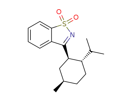 (-)-3-[(1'R)-1'-menthyl]-1,2-benzisothiazole 1,1-dioxide