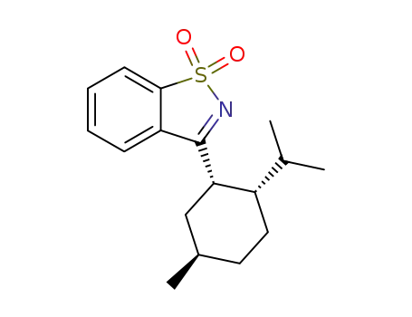 (+)-3-[(1'S)-1'-menthyl]-1,2-benzisothiazole 1,1-dioxide