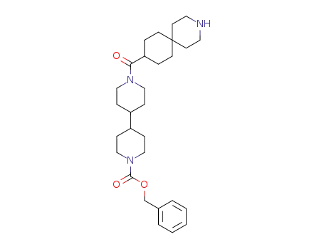 1'-(3-aza-spiro[5.5]undecane-9-carbonyl)-[4,4']bipiperidinyl-1-carboxylic acid benzyl ester