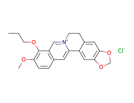 10-methoxy-9-propoxy-5,6-dihydro-[1,3]dioxolo[4,5-g]isoquino[3,2-a]isoquinolin-7-ylium; chloride