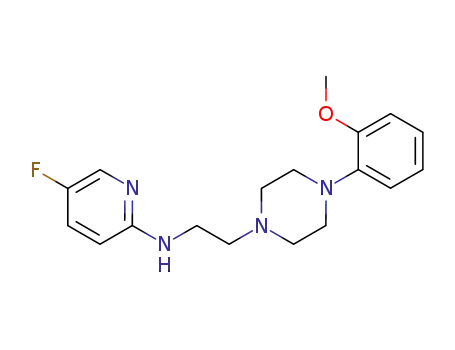 1-(2-methoxyphenyl)-4-(2-(2-(5-fluoro)aminopyridinyl)ethyl)piperazine
