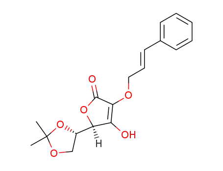 5,6-O-isopropylidene-2-O-trans-cinnamyl-L-ascorbic acid