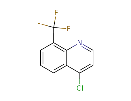 Molecular Structure of 23779-97-7 (4-CHLORO-8-(TRIFLUOROMETHYL)QUINOLINE)