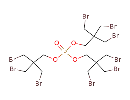 Molecular Structure of 19186-97-1 (Tris(tribromoneopenthyl)phosphate)