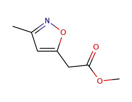 Molecular Structure of 27349-40-2 (5-Isoxazoleaceticacid,3-methyl-,methylester(8CI,9CI))