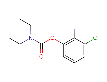 Molecular Structure of 863870-77-3 (3-CHLORO-2-IODOPHENYL N,N-DIETHYLCARBAMATE)
