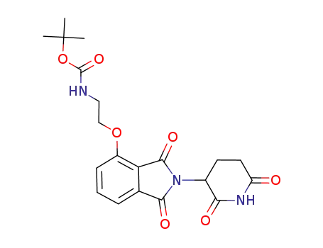 tert-butyl (2-((2-(2,6-dioxopiperidin-3-yl)-1,3-dioxoisoindolin-4-yl)oxy)ethyl)carbamate