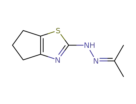 N-(5,6-Dihydro-4H-cyclopentathiazol-2-yl)-N'-isopropylidene-hydrazine