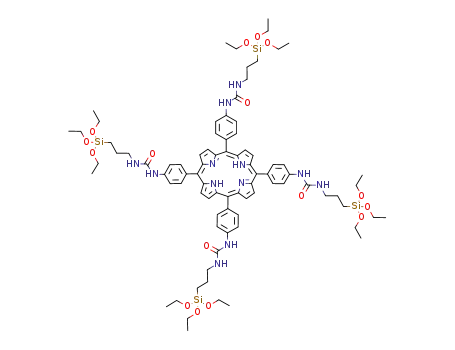 5,10,15,20-tetrakis[4-((3-triethoxysilyl)propylureido)phenyl]porphyrin