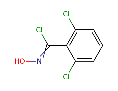 Molecular Structure of 6579-27-7 (2,6-Dichloro-n-hydroxybenzenecarboximidoyl chloride)