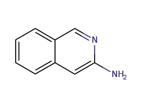 Molecular Structure of 25475-67-6 (3-Isoquinolinamine)