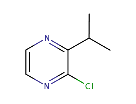 Molecular Structure of 57674-20-1 (2-chloro-3-(1-methylethyl)pyrazine)