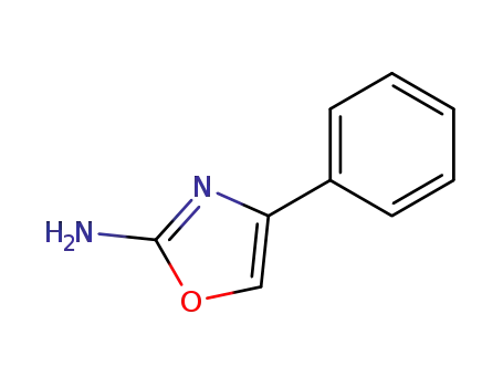 Molecular Structure of 33119-65-2 (4-Phenyl-oxazol-2-ylaMine)