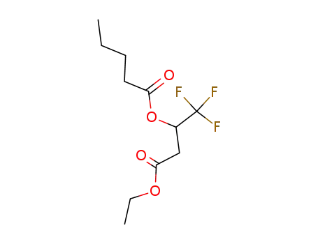 2-ethoxycarbonyl-1-(trifluoromethyl)ethyl pentanoate