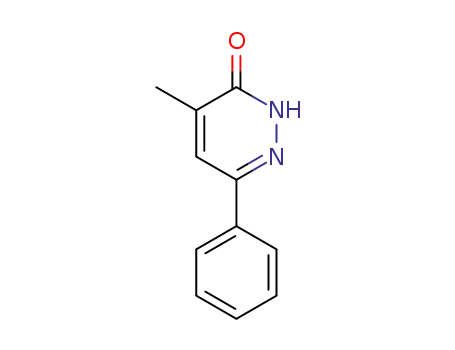 Molecular Structure of 13300-09-9 (4-methyl-6-phenylpyridazin-3(2H)-one)
