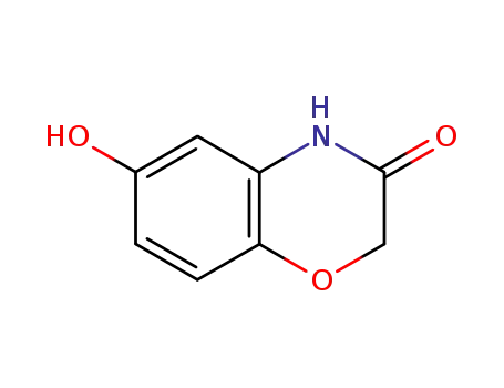 Molecular Structure of 53412-38-7 (6-HYDROXY-2H-1,4-BENZOXAZIN-3(4H)-ONE)