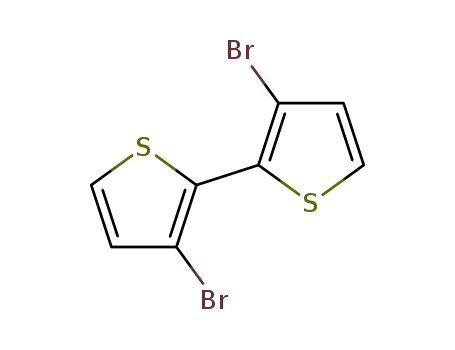Molecular Structure of 51751-44-1 (3,3'-Dibromo-2,2'-bithiophene)