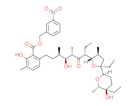 m-nitrobenzyl ester of lasalocid acid