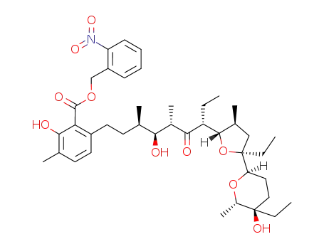 o-nitrobenzyl ester of lasalocid acid