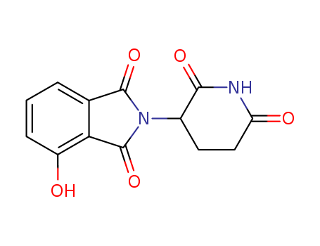 5054-59-1,4-Hydroxy ThalidoMide,2-(2,6-dioxo-piperidin-3-yl)-4-hydroxy-isoindole-1,3-dione;2-(2,6-dioxopiperidin-3-yl)-4-hydroxyisoindoline-1,3-dione;4-hydroxythalidomide;α-(3-Hydroxy-phthalimido)-glutarimid;3-hydroxythalidomide;2-(2,6-dioxo-3-piperidinyl)-4-hydroxy-1H-isoindole-1,3(2H)-dione;