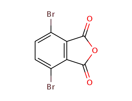 Molecular Structure of 25834-16-6 (1,3-Isobenzofurandione, 4,7-dibromo-)