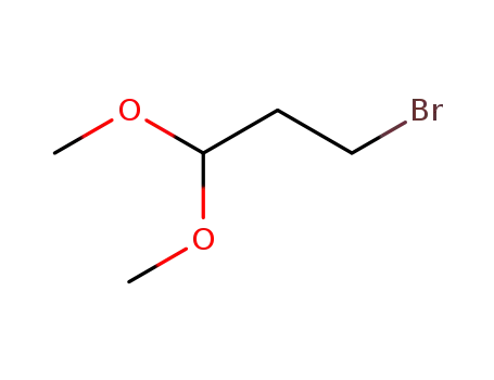 Molecular Structure of 36255-44-4 (3-BROMOPROPIONALDEHYDE DIMETHYL ACETAL)