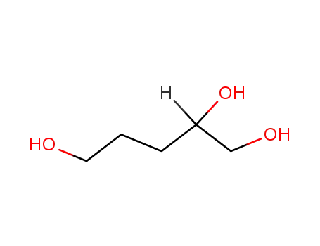 Molecular Structure of 14697-46-2 (1,2,5-Pentanetriol)