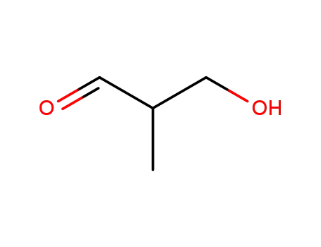 Molecular Structure of 38433-80-6 (Propanal, 3-hydroxy-2-methyl-)