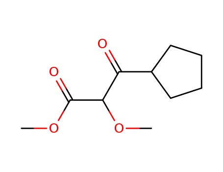 3-cyclopentyl-2-methoxy-3-oxo-propionic acid methyl ester
