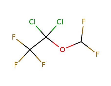 Molecular Structure of 32778-07-7 (1,1-DICHLORO-2,2,2-TRIFLUOROETHYL DIFLUOROMETHYL ETHER)