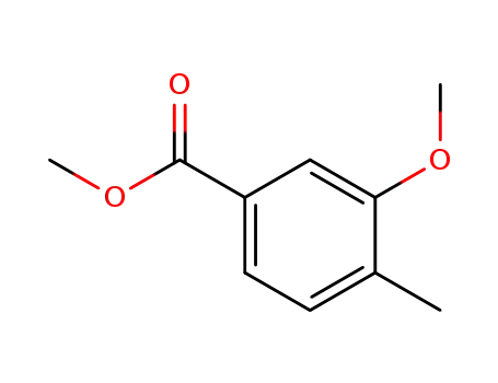 Molecular Structure of 3556-83-0 (METHYL 3-METHOXY-4-METHYLBENZOATE)
